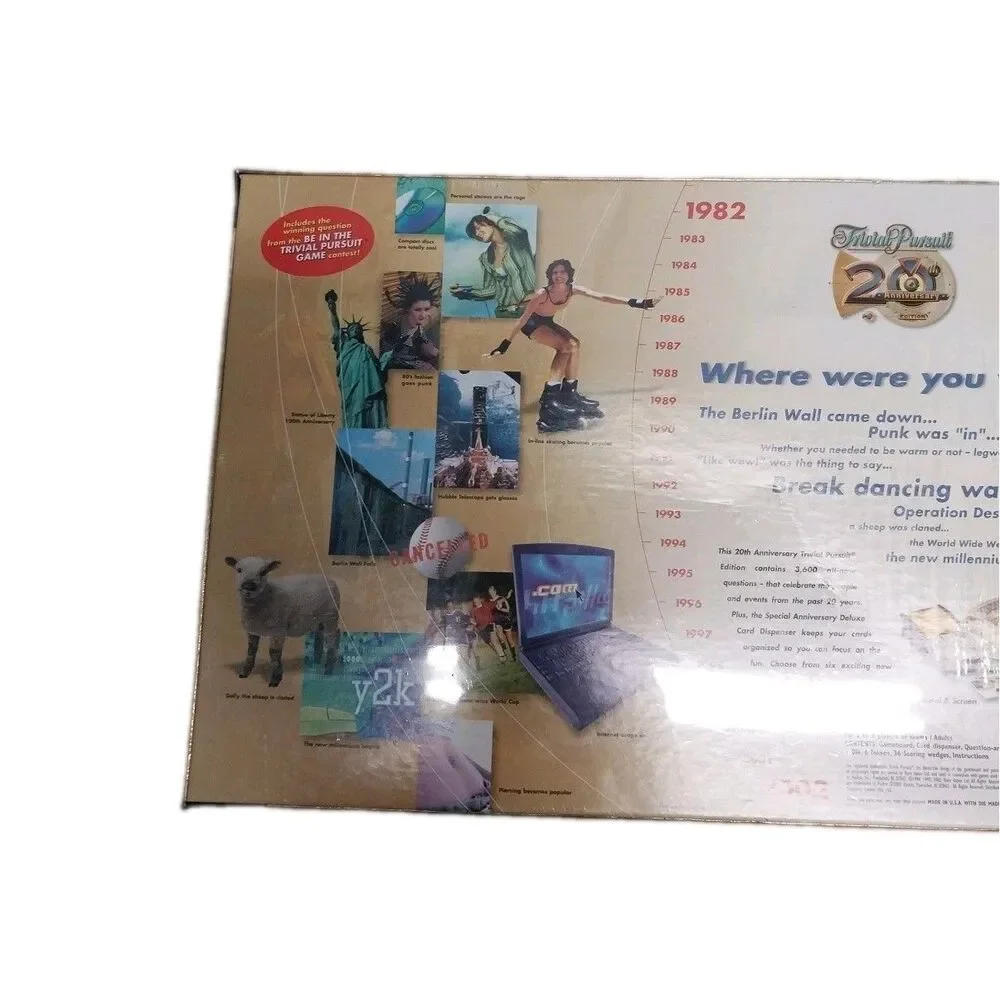 Trivial Pursuit 20th Anniversary Edition New In Box Sealed